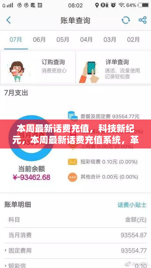 科技新纪元引领未来生活，本周最新话费充值系统革新体验