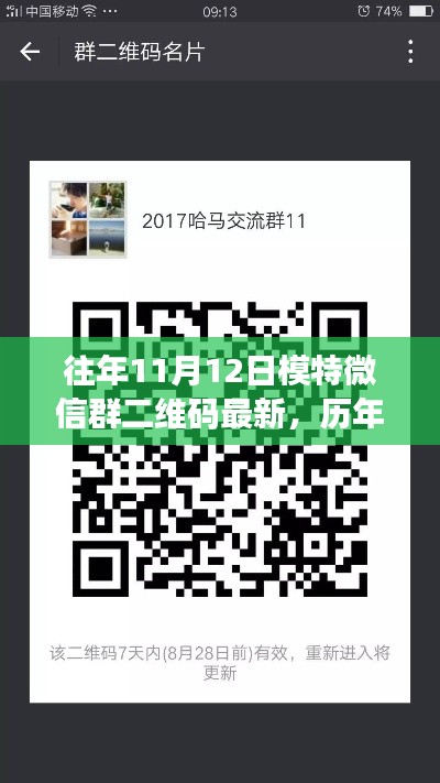 历年十一月十二日模特界风云背后的故事，微信群二维码最新动态揭秘