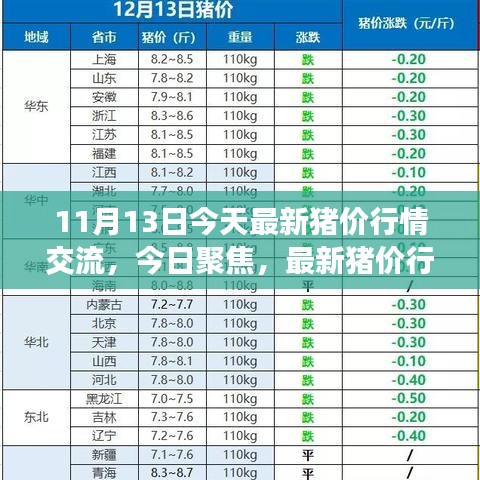 最新猪价行情深度探讨，市场走势与影响因素交流报告（11月13日）