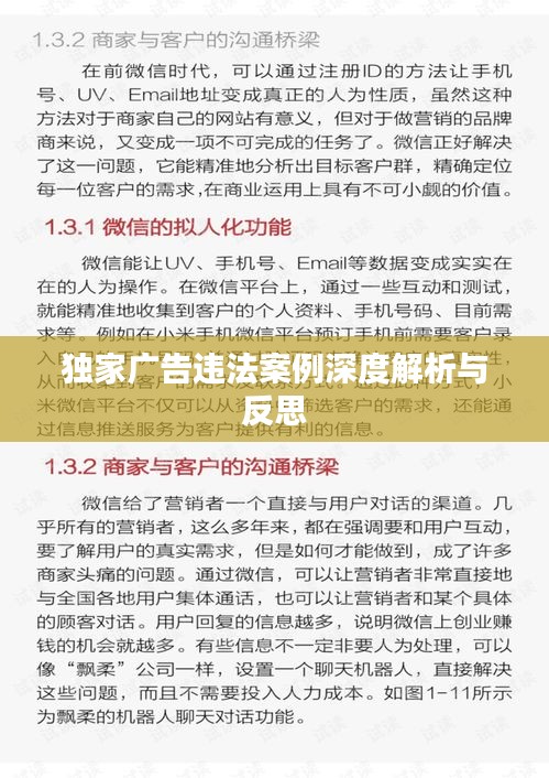 独家广告违法案例深度解析与反思