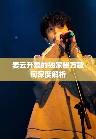 姜云升爱的独家秘方歌词深度解析