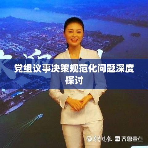 党组议事决策规范化问题深度探讨