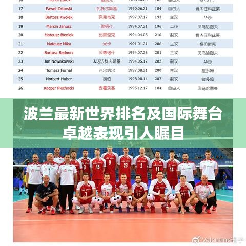 波兰最新世界排名及国际舞台卓越表现引人瞩目