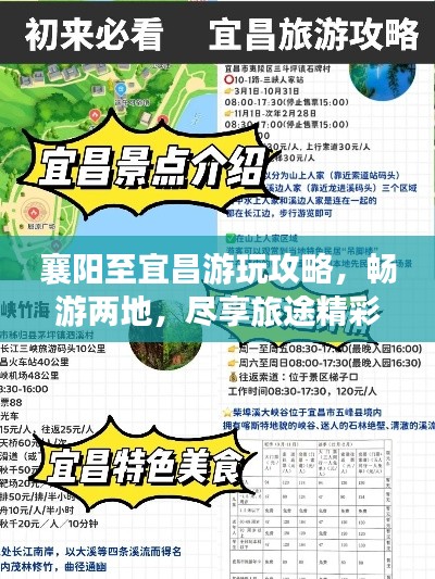 襄阳至宜昌游玩攻略，畅游两地，尽享旅途精彩！